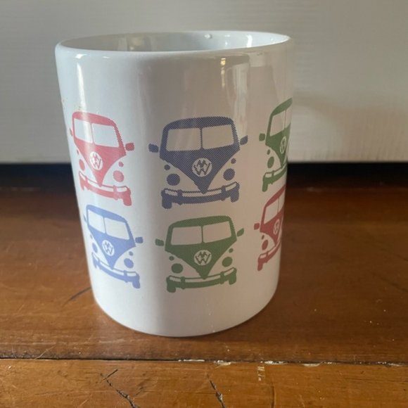 VW Volkswagen Vanagon Hippie Van White Ceramic 10oz Mug - Picture 5 of 7